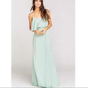 SHOW ME YOUR MUMU Caitlin Ruffle Maxi Dress.SZ XXS
